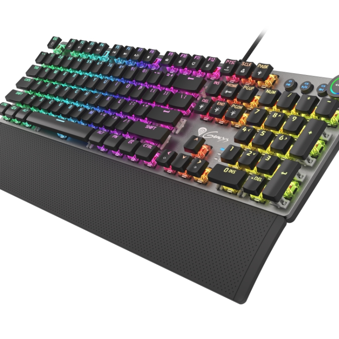 Genesis Mechanical Gaming Keyboard Thor 400 RGB Backlight Red Switch US Layout Software (тъмнейл - 3)