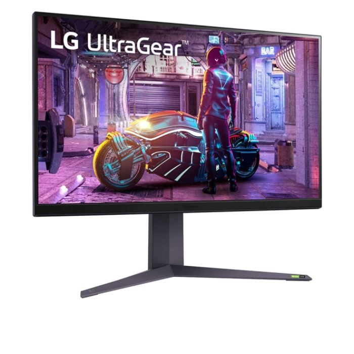 LG 32GQ850-B, 31.5" UltraGear Nano IPS with ATW, AG, 1ms GtG, 1000:1, 450cd/m2, QHD (2560x1440), 240Hz, Reader Mode, FreeSync, G-SYNC, VRR, HDR 600, DCI-P3 98%, USB, HDMI, DisplayPort, Height Adjustable, Pivot, Tilt, Headphone out, Black (тъмнейл - 2)