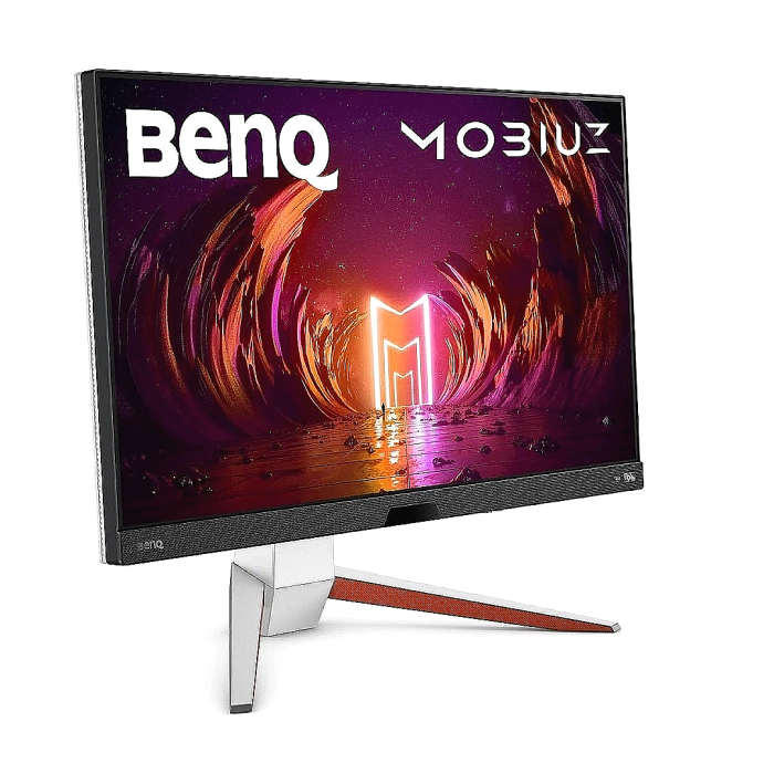 BenQ MOBIUZ EX2710U 27" IPS HDRi, 144Hz, 1ms, 3840x2160 UHD, Brightn.peak HDR 600nits, Fr.Sync Prem.,B.I.+,Light Tun., FPS Mode, treVolo 2.1 (2Wx2+5Wwoofer), 1000:1, 2x48Gbps HDMI,DP, USB hub, HAdj.,Grey + Fury Gaming Chair Avenger M+ Black-White (тъмнейл - 2)