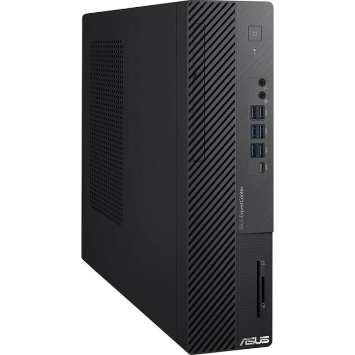 Asus ExpertCenter D7 MiniT(9L) D700SAES-710700019R, Intel Core i7-10700 2.9GHz (16M Cache, up to 4.3 GHz), 16GB 3200MHz DDR4- U-DIMM,512GB M.2 NVMe PCIe,1x RJ45,1x HDMI 1.4, VGA, 1xDP, 2xPS2,(300W+80 Platitum) ,DVD+/-RW, 802.11n, BT,Win10 Pro,WO Ke, Blac (тъмнейл - 1)