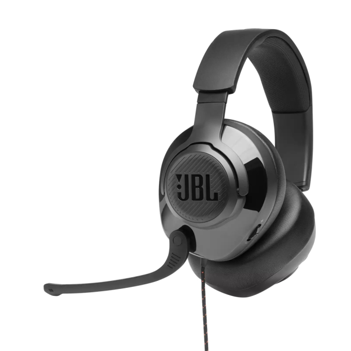 JBL QUANTUM 200 BLK Wired over-ear gaming headset with flip-up mic на супер цена