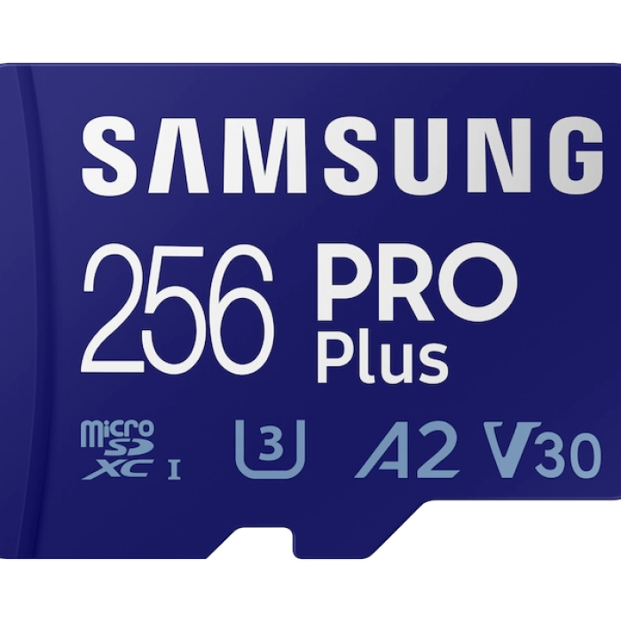 Samsung 256GB Micro SD PRO Plus + Reader, Class10, Read 160MB/s - Write 120MB/s (тъмнейл - 1)