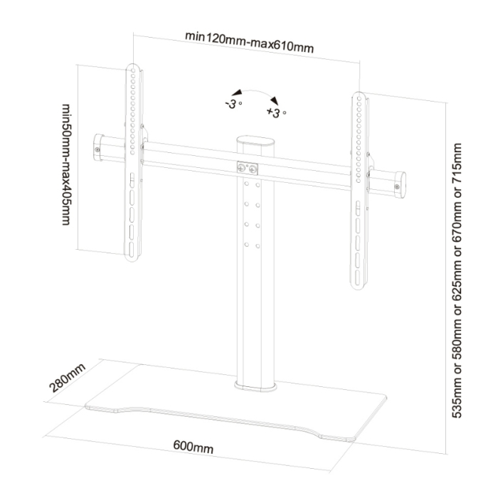 Neomounts by NewStar Flat Screen Desk Mount (stand/foot) (тъмнейл - 3)