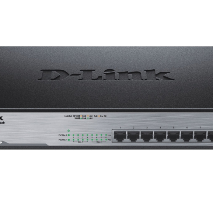 D-Link 8-Port Desktop Gigabit PoE+ Switch