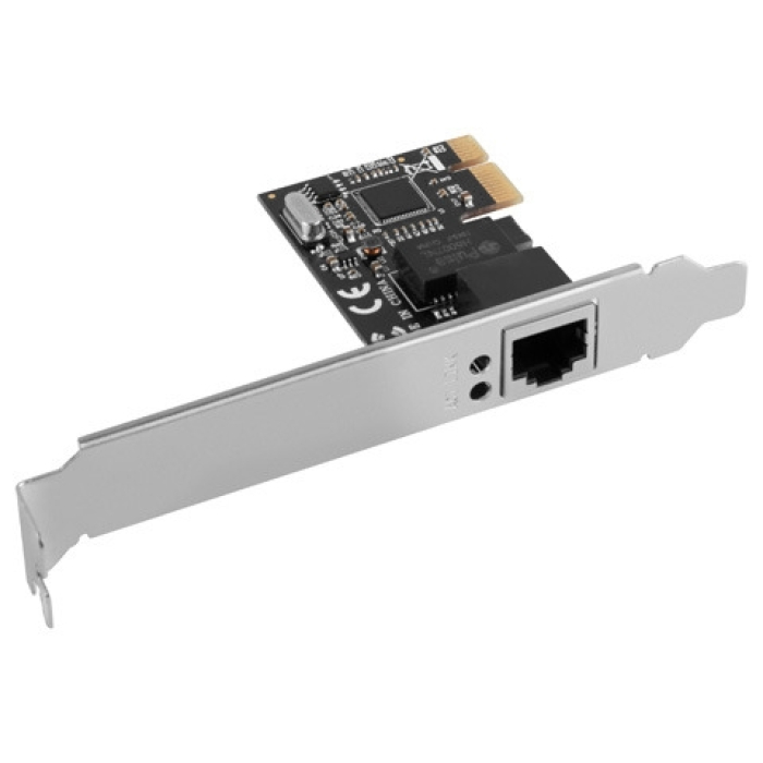 Lanberg network interface card PCI-express gigabit ethernet RTL8111C low profile