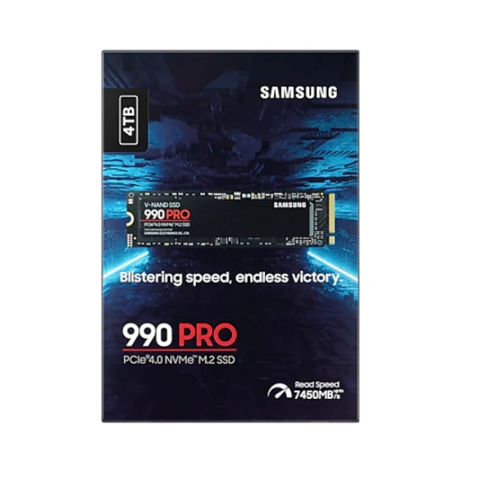 Samsung SSD 990 PRO 4TB PCIe 4.0 NVMe 2.0 M.2 V-NAND 3-bit MLC, 256-bit Encryption, Read 7450 MB/s Write 6900 MB/s (тъмнейл - 4)