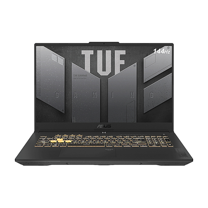 Asus TUF F17 FX707ZC4-HX014, Intel i5-12500H,2.5GHz, 17.3" FHD AG (1920x1080)144Hz,16GB DDR4 3200MHz (2x8 GB), 512GB SSD M.2,RTX 3050 GDDR6, WiFi 6, RGB Illum. Kbd, no OS, Mecha Gray