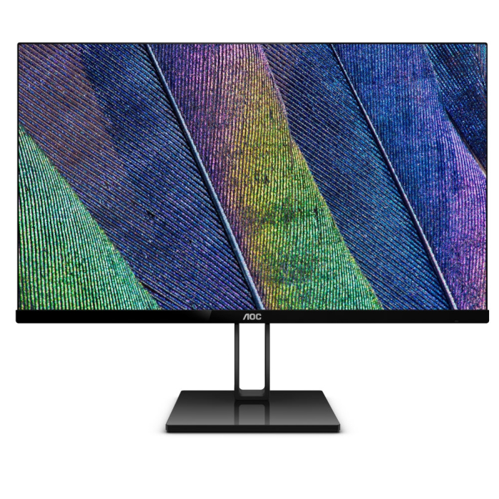 AOC 24V2Q, 23.8" WLED IPS 1920x1080@75Hz, 5ms GtG, 250cd/m2, 1000:1. DCR 20M:1, FreeSync, FlickerFree, Low Blue Light, Tilt, HDMI, DP на супер цена