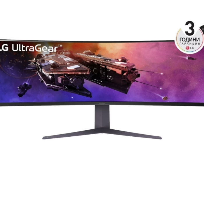 LG 45GR75DC-B, 44.5" Ultragear VA AG, 1ms, 32:9 Curved 1500R Gaming QHD (5120x1440), 200HZ, 400cd/m2, 3000:1, DCI-P3 95%, FreeSync, NVIDIA G-Sync, HDR 600 ,VRR, USB Type-C, HDMI, DisplayPort, PIP, PBP, Height, Swivel, Tilt, Black