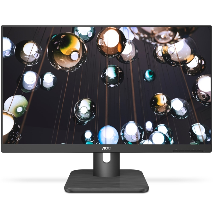 AOC 24E1Q, 23.8" WLED IPS, 1920x1080@60Hz, 5ms GtG, 250cd/m2, 1000:1, DCR 20m:1, FlickerFree, Low Blue Light, 2Wx2, Tilt, D-SUB, HDMI, DP на супер цена