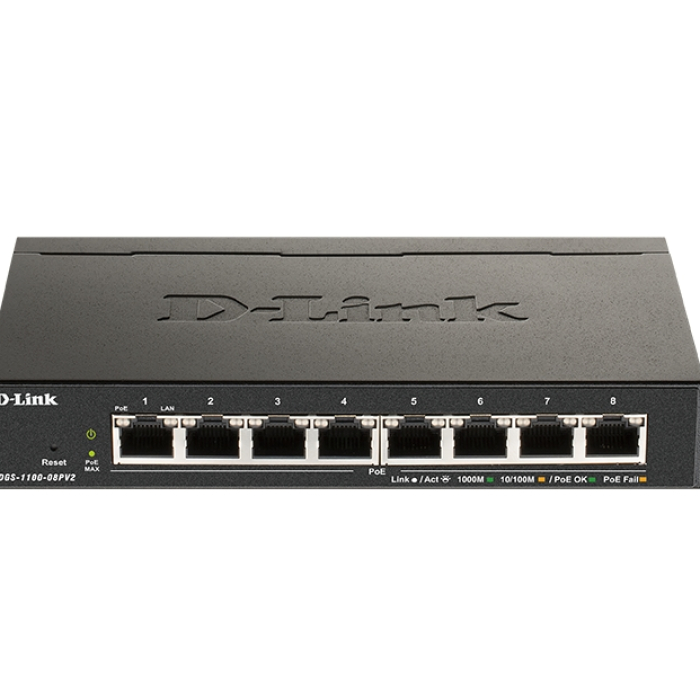 D-Link 8-Port PoE Gigabit Smart Switch на супер цена