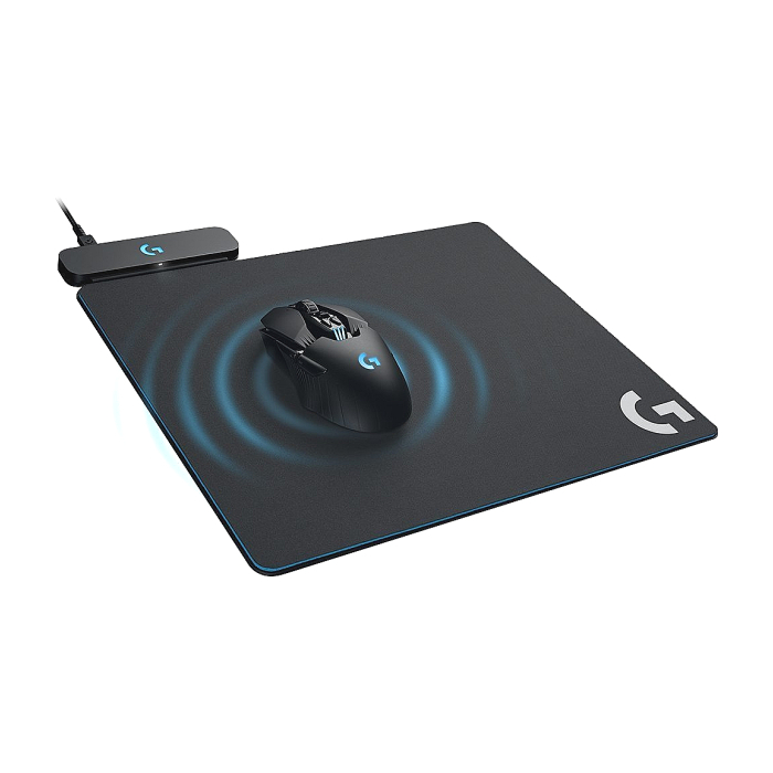 Logitech G Poweplay Wireless Charging System, Hard/Cloth Mouse Pad, G502/G703/G903/Pro X Superlight Compatible (тъмнейл - 1)