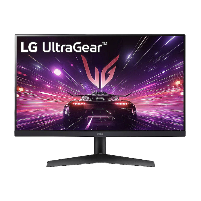 LG 24GS60F-B, UltraGear, 23.8" IPS, AG, 1ms GtG, 180Hz, 1000:1, 300cd/m2, Full HD 1920x1080, NVIDIA G-SYNC, Radeon FreeSync, HDR 10, sRGB 99%, HDMI, DisplayPort, Reader Mode, Headphone out, Tilt, Black