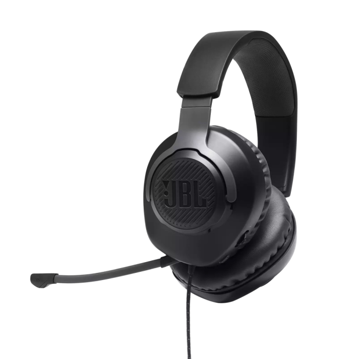 JBL QUANTUM 100 BLK Wired over-ear gaming headset with a detachable mic (тъмнейл - 3)