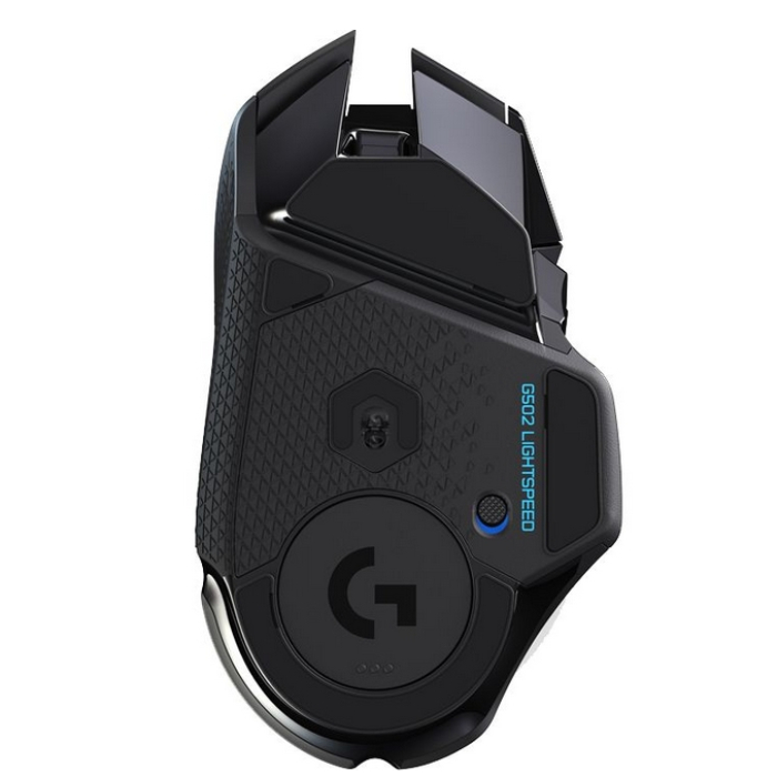 Logitech G502 Wireless Mouse, Lightsync RGB, Lightspeed Wireless, HERO 25K DPI Sensor, 400 IPS, 4x2g + 2x4g Optional Weights, 11 Programmable Buttons, 121g, Black (тъмнейл - 2)