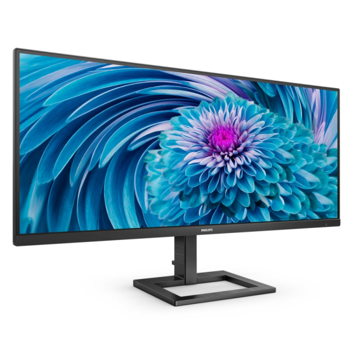 Philips 346E2LAE, 34" VA WLED, 3440x1440@100Hz, 4ms GtG, 1ms MPRT, 300cd m/2, 3000:1, Mega Infinity DCR, Adaptive Sync, FlickerFree, Low Blue Light, 3Wx2, Tilt, Height Adjust, HDMI, DP, USB Hub (тъмнейл - 2)