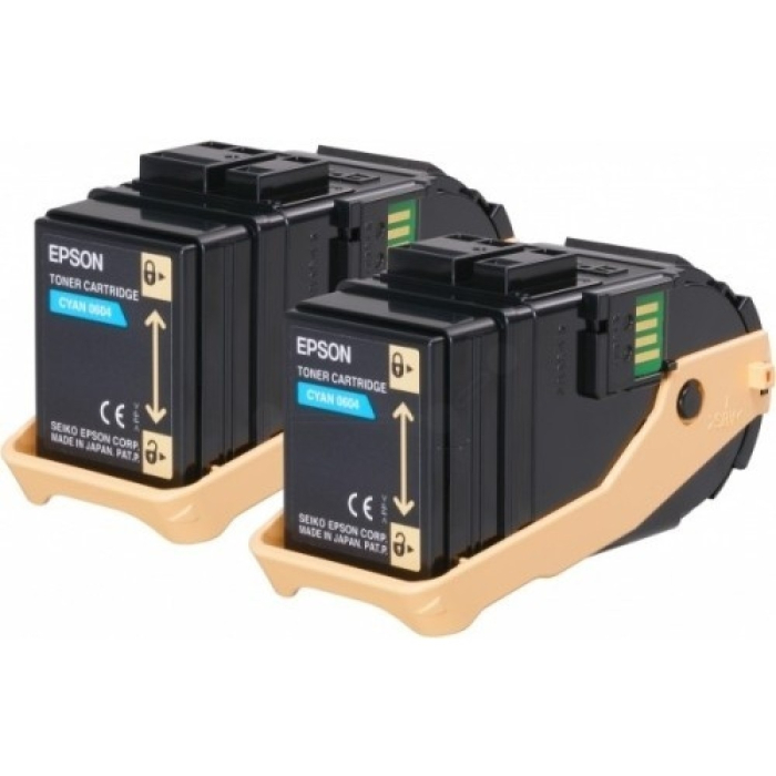 Epson AL-C9300N Double Pack Toner Cartridge Cyan, 7.5k x2 на супер цена