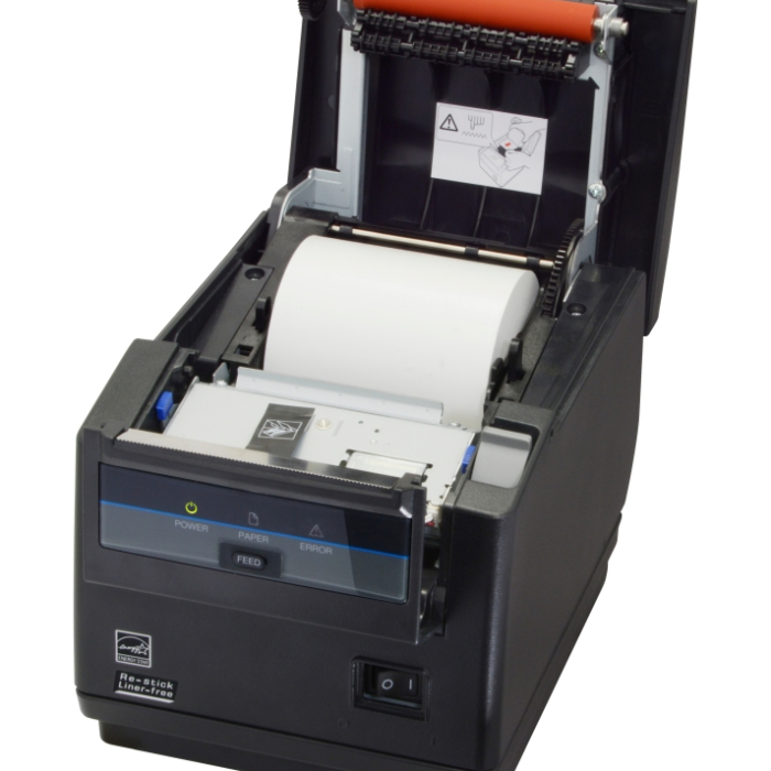 Citizen CT-S601IIR Printer, Restick/Liner-free, No interface, Black (тъмнейл - 1)