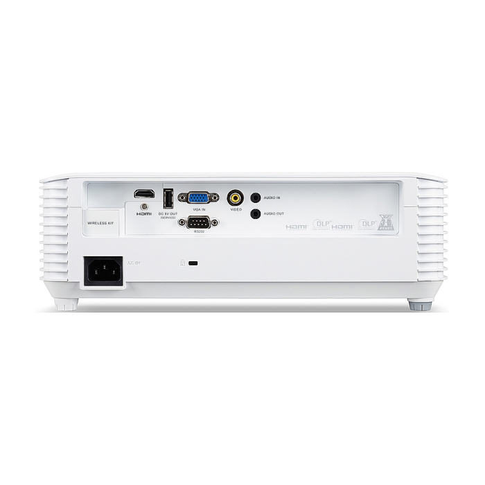 Acer Projector H5386BDi, DLP, WXGA (1280 x 720), 5000 ANSI Lumens, 20000:1, 3D, Wireless dongle included, HDMI, VGA, RS-232, Audio in, RCA, Wifi, Speaker 3W, Bag, 2.75kg, White (тъмнейл - 4)