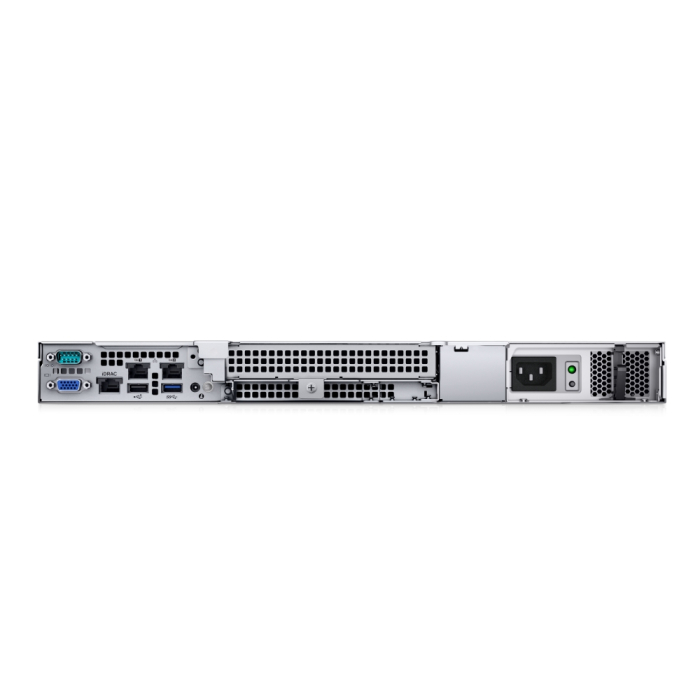 Dell PowerEdge R250, 3.5" x4 Hot Plug, Intel Xeon E-2336 6 Core 2.9GHz, 2x16GB UDIMM 3200MT/s ECC, PERC H355, 2x480GB SSD SATA, 2x1.2TB 10K RPM SAS ISE, iDRAC9 Basic 15G, PSU 700W Titanium, Bezel, Static Rails, ProSupp NBD 3Y (тъмнейл - 1)