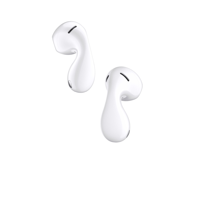 Huawei Freebuds 5, Ceramic White, Music playback duration: approx. 5.0 hours (with ANC disabled), Voice call duration:approx. 4.0 hours (with ANC disabled), BT 5.2, 42 mAh (тъмнейл - 1)