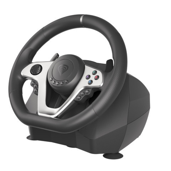 Genesis Driving Wheel Seaborg 400 For PC/Console на супер цена