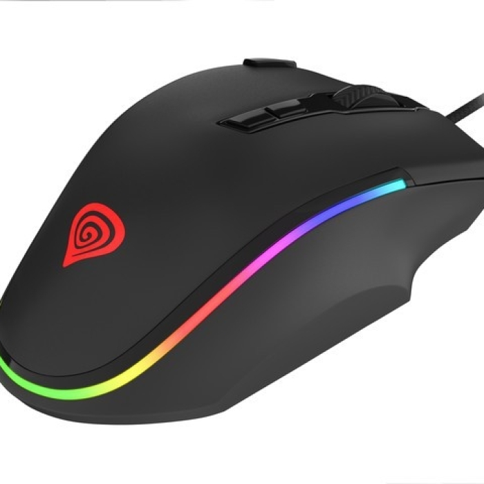 Genesis Gaming Mouse Krypton 700 G2 8000DPI with Software RGB Illuminated Black (тъмнейл - 1)