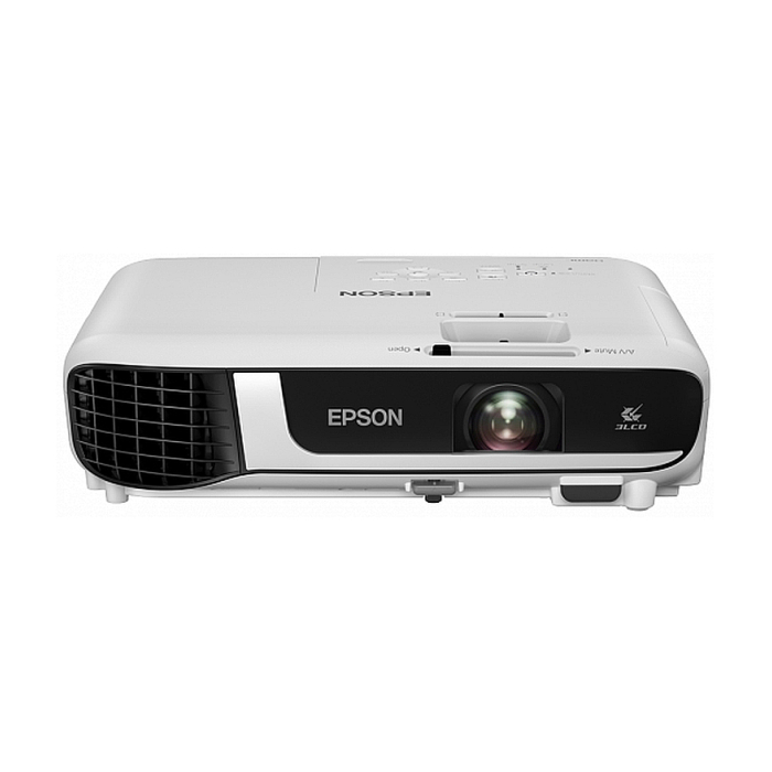 Epson EB-W51, WXGA (1280 x 800, 16:10), 4000 ANSI lumens, 16000:1, WLAN (optional), HDMI, USB 3:1 function, VGA, Speakers, Lamp warr: 12 months or 1.000 h, White