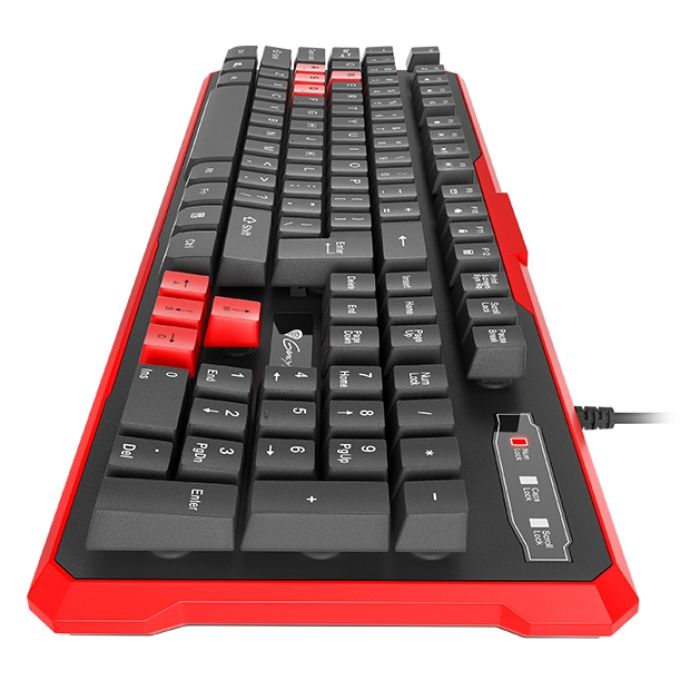 Genesis Gaming Keyboard Rhod 110 Red Us Layout (тъмнейл - 3)