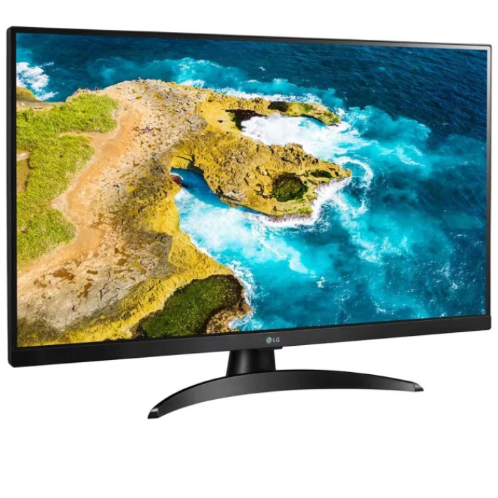 LG 27TQ615S-PZ, 27.0" IPS, Smart webOS, TV Tuner DVB-T2/C /S2, 1000:1, Mega DFC, 250cd, Full HD (1920 x 1080), Wi-Fi, LAN, AirPlay, HDMI, CI Slot, USB 2.0, Bluetooth, AI Sound, Speakers, Black (тъмнейл - 2)