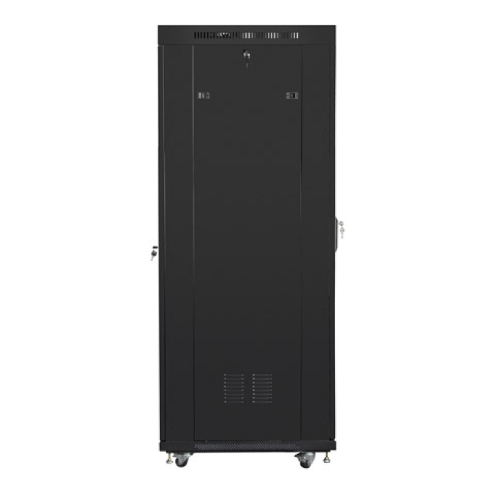 Lanberg rack cabinet 19" free-standing 37U / 600x800 self-assembly flat pack with mesh door LCD, black (тъмнейл - 4)