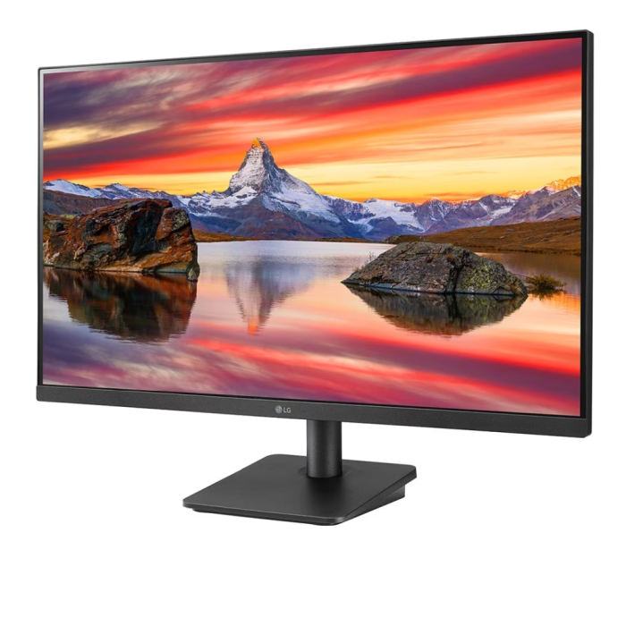 LG 27MP400P-B 27" Wide LED, IPS, 5ms GTG, 1000:1, 250cd/m2, Full HD 1920x1080, FreeSync, D-Sub, HDMI, Tilt, Reader Mode, Black (тъмнейл - 1)