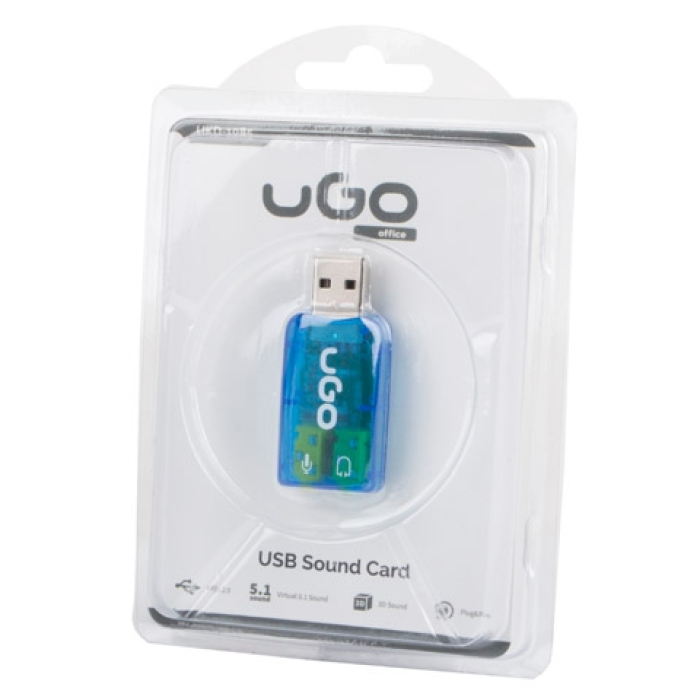 uGo Sound card UKD-1085 USB (тъмнейл - 3)