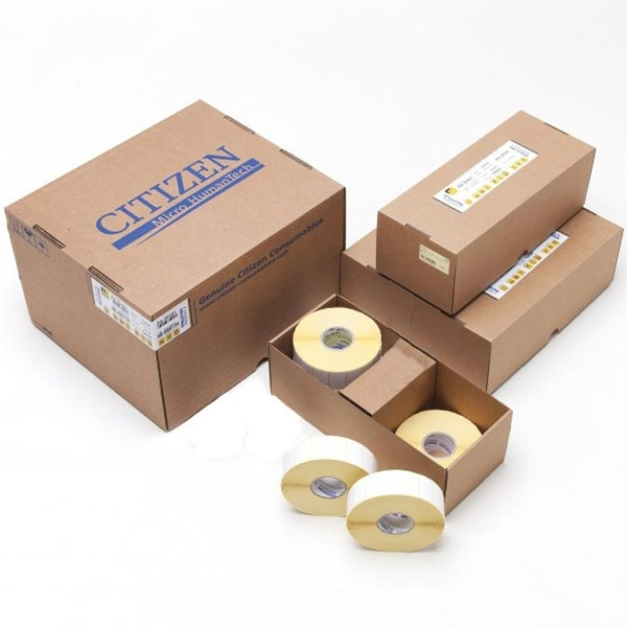 Citizen Direct Thermal Labels 102 x 102 mm DT (4 x 4 inch DT) 127mm (5") OD, 25mm (1") core, 745 labels/roll, 12 rolls/box) на супер цена