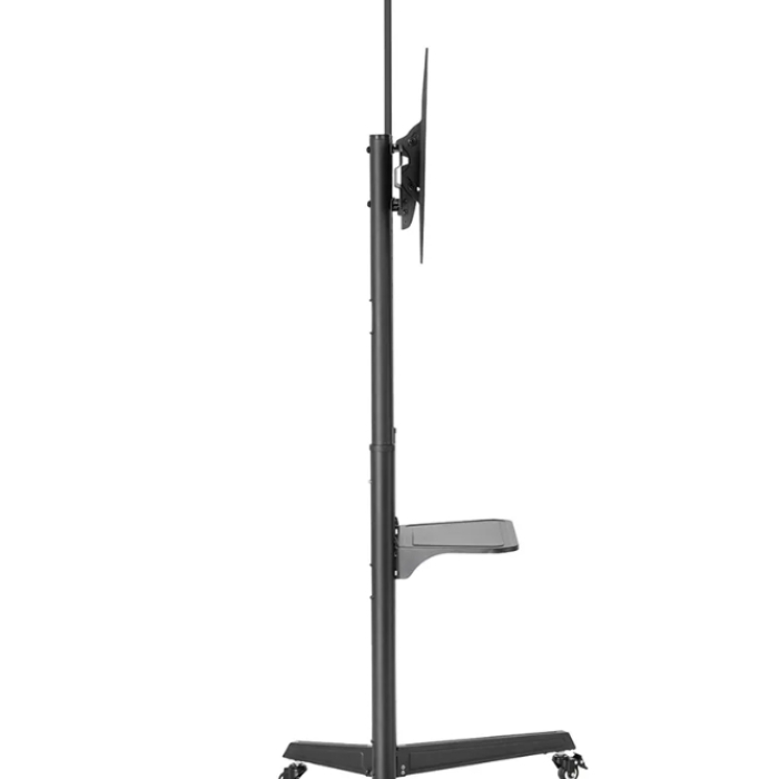 Neomounts by Newstar Mobile Floor Stand incl. AV- and cam shelf (height adjustable: 128,5-145 cm) (тъмнейл - 4)