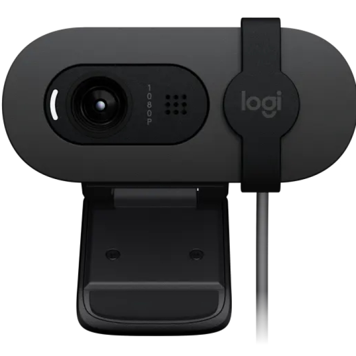 Logitech Brio 100 Full HD Webcam - GRAPHITE - USB - N/A - EMEA28-935 (тъмнейл - 1)