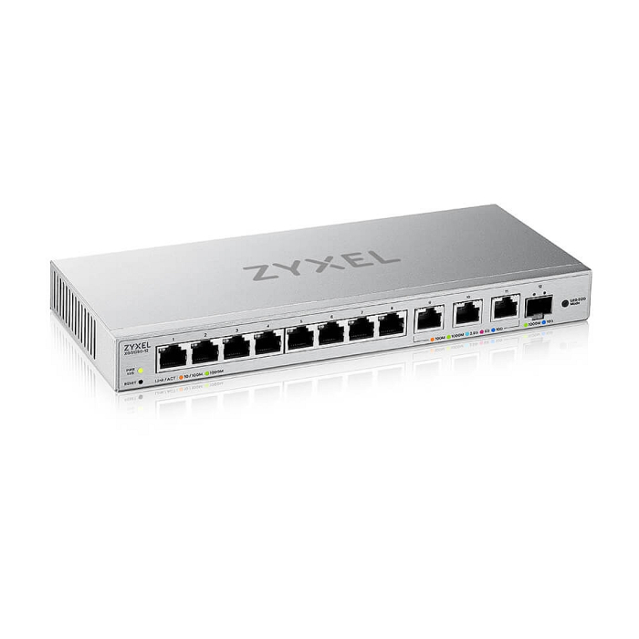 ZyXEL XGS1250-12 v2, 12-Port Gigabit - Поглед отстрани