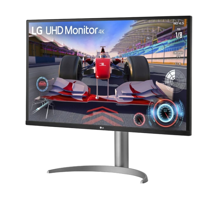 LG 32UQ750P-W, 31.5" UtraFine AG, VA, DCI-P3 90% , 4ms, 400 cd/m2, 2500:1, 3840x2160, 144Hz, HDR 10, USB Type-C, HDMI, DisplayPort, FreeSync Premium, VRR, Dynamic Action Sync, Speaker, Headphone out, Tilt, Height Adjustable, Clockwise (тъмнейл - 1)