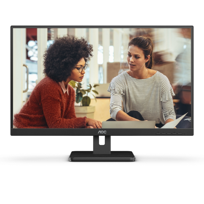 AOC 24E3UM 23.8" VA WLED, 1920x1080@75Hz, 4ms, 300cd m/2, 3000:1, AdaptiveSync, FlickerFree, Low Blue Light, 2Wx2, Tilt, D-SUB, HDMI, DP, USB hub