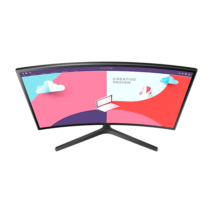 Samsung LS27C366EA, 27" Curved VA LED, 75 Hz, 5 ms GTG, 1920x1080, 250cd/m2, D-Sub, HDMI 1.4, Black (тъмнейл - 3)