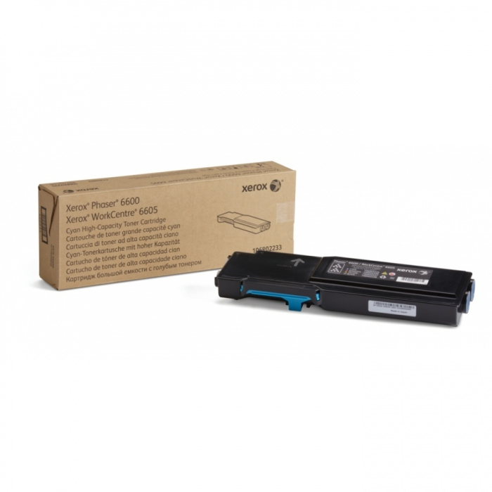 Xerox Phaser 6600/WorkCentre 6605 Cyan High Capacity Toner Cartridge, DMO на супер цена