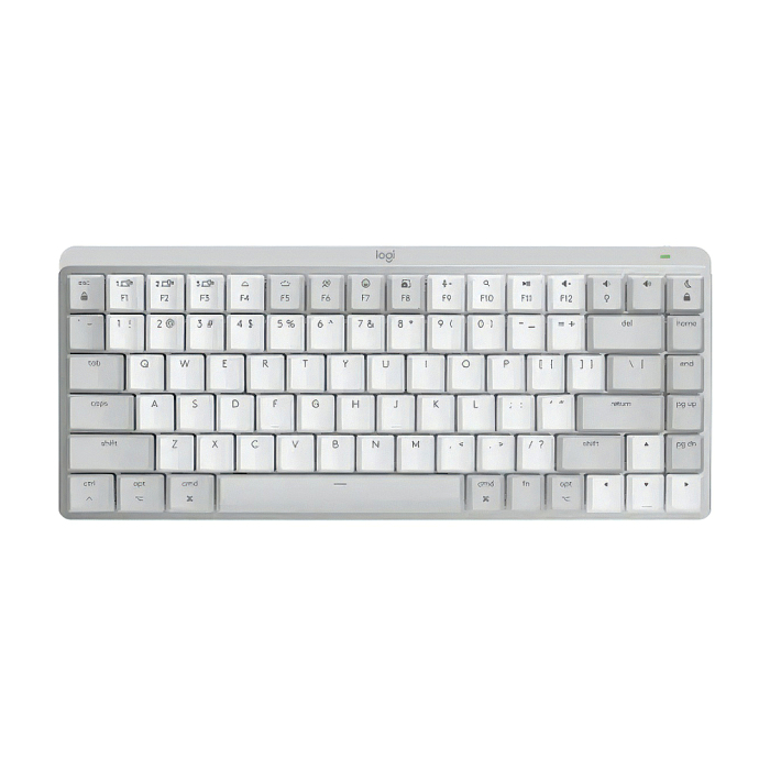 Logitech MX Mechanical Mini for Mac Minimalist Wireless Illuminated Keyboard - PALE GREY - US INT'L - EMEA на супер цена