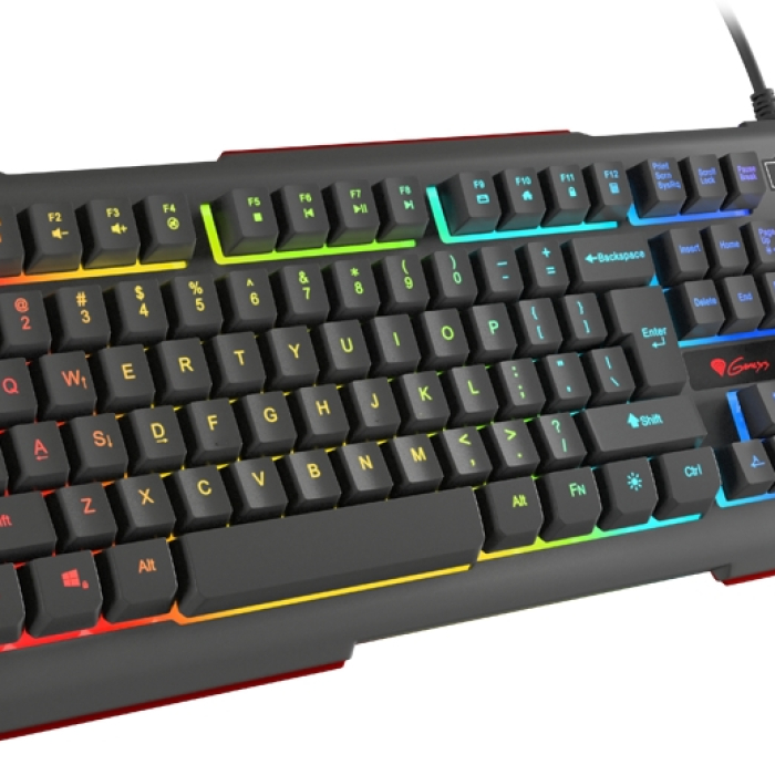 Genesis Gaming Keyboard Rhod 400 Rgb Backlight Us Layout (тъмнейл - 1)