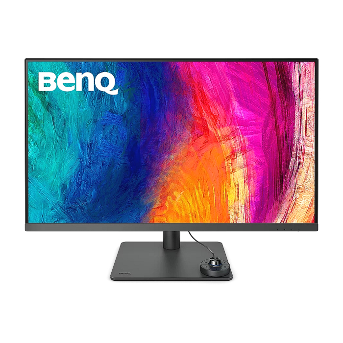 BenQ PD3205U 32" IPS 4ms 3840x2160 4K, DesignVue Designer Mon,Flicker-free,LBL,1000:1,20M:1 DCR,10 Bit,250cd/m2,USB C(PowerDelivery 90W),HDMI,DP,miniDP,USB Hub, KVM,Card R/W,2x2.5W,HAdj.,Swivel,Pivot,Tilt,Gray + Fury Gaming Chair Avenger M+ Black-Whi (тъмнейл - 3)