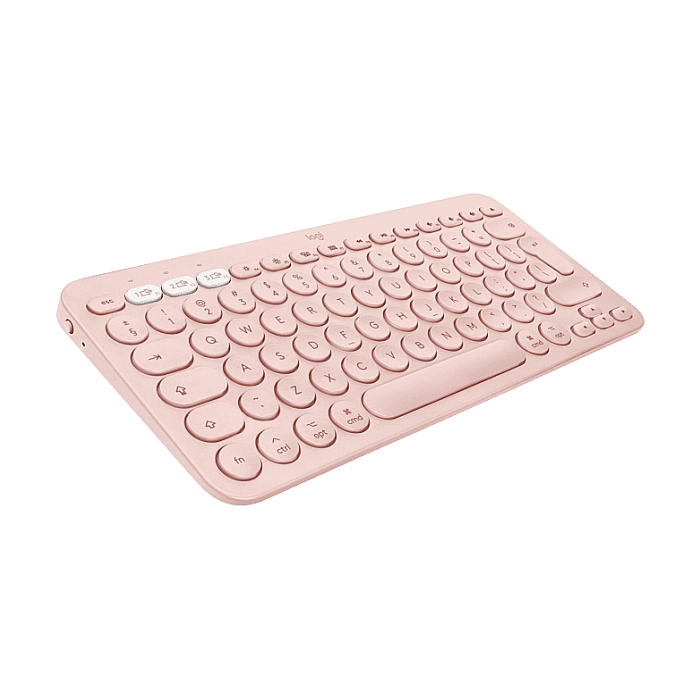 Logitech K380 for Mac Multi-Device Bluetooth Keyboard - US Intl - Rose (тъмнейл - 1)