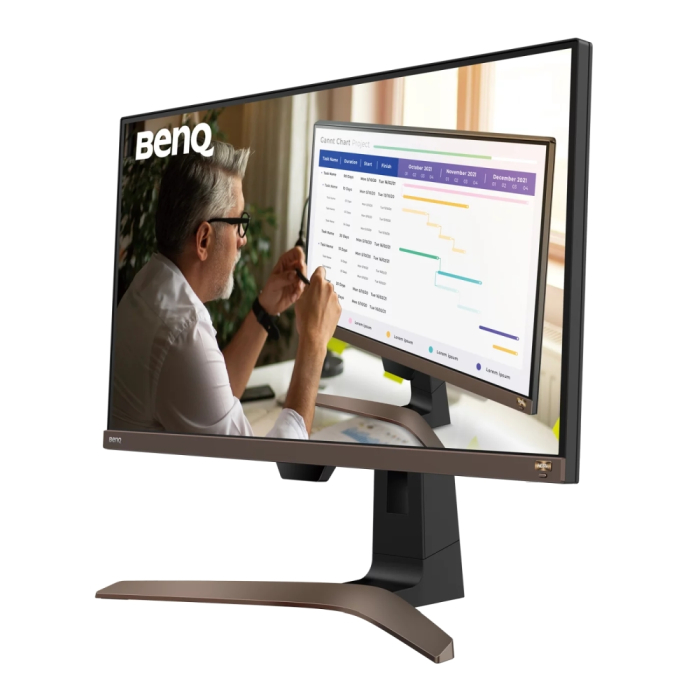 BenQ EW2880U, 28" IPS, 5ms, 3840x2160 4K, Entertainment, 90% DCI-P3, FreeSync, Rem.Control, HDRi, Flicker-free, B.I.+, LBL, ePaper, 1000:1, 300 cd/m, HDMI (v2.0)x2, DP, USB Type-C(PD60W/ Thunderbolt 3), Speak.3Wx2, Tilt, HAdj.St.100mm, Vesa, Black (тъмнейл - 2)