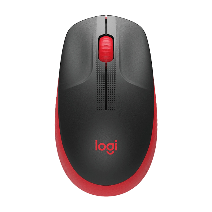 Logitech M190 Full-size wireless mouse - RED - 2.4GHZ - N/A - EMEA - M190 на супер цена