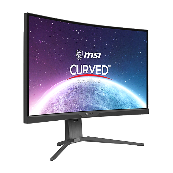 MSI MAG 275CQRXF, 27", Rapid VA, 240Hz, 1ms, WQHD 2560x1440, FreeSync Premium, Curved, HDR 400, ClearMR 7000, APP, KVM, Mystic Light, Console Mode, 300 nits, 2500:1, 100M:1, 1x DP(1.4a), 2x HDMI (2.0b), 1x Type-C (DP alt.), Heigh Adj. 130mm, Tilt (тъмнейл - 2)