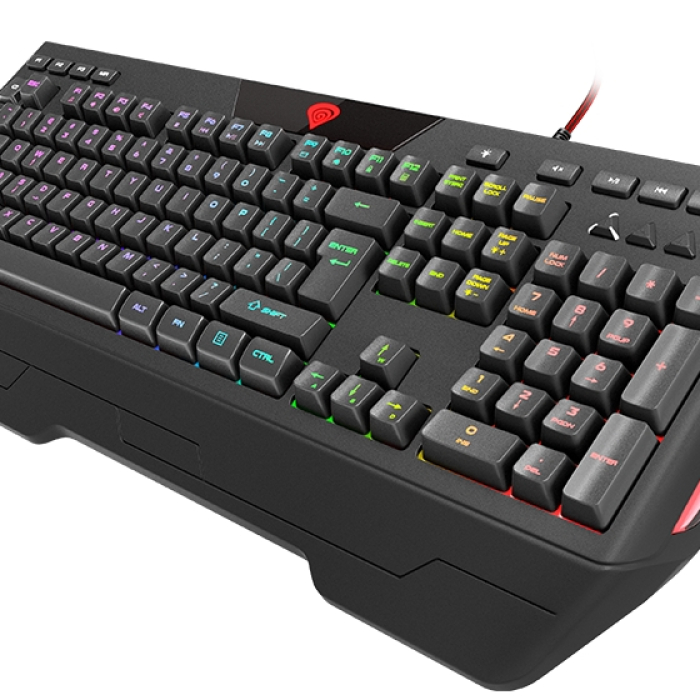 Genesis Gaming Keyboard Rhod 600 Rgb Backlight Us Layout (тъмнейл - 1)