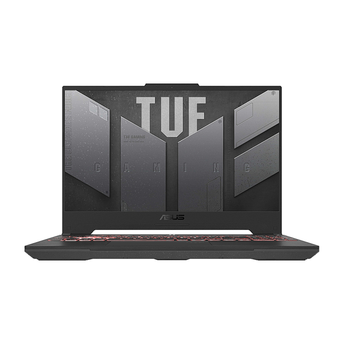 Asus TUF A15 FA507UV-LP014, AMD Ryzen 9 8940HS,15.6" FHD AG (1920x1080)144Hz, 16GB DDR5, 512 GB PCIe 4. RTX 4060 8GB GDDR6, Wi-Fi 6(802.11ax), Backlit Chiclet Keyboard 1-Zone RGB, No OS, Mecha Gray (тъмнейл - 1)